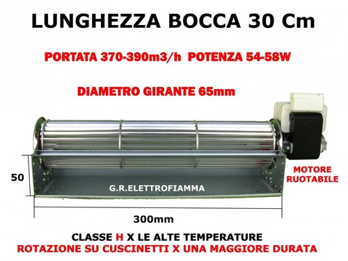 Ventola tangenziale stufa - ventola,